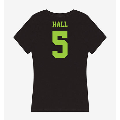 USF - NCAA Women's Basketball : Brooklyn Hall - Women's V-Neck T-Shirt-1