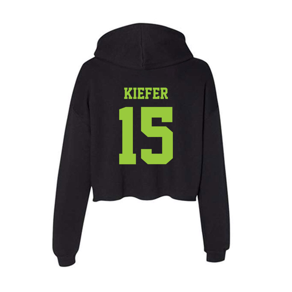 USF - NCAA Men's Soccer : Jack Kiefer - Classic Shersey Women's Crop Fleece Hooded Sweatshirt-1