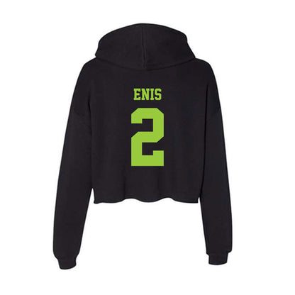 USF - NCAA Men's Basketball : Wes Enis - Women's Crop Fleece Hoodie-1