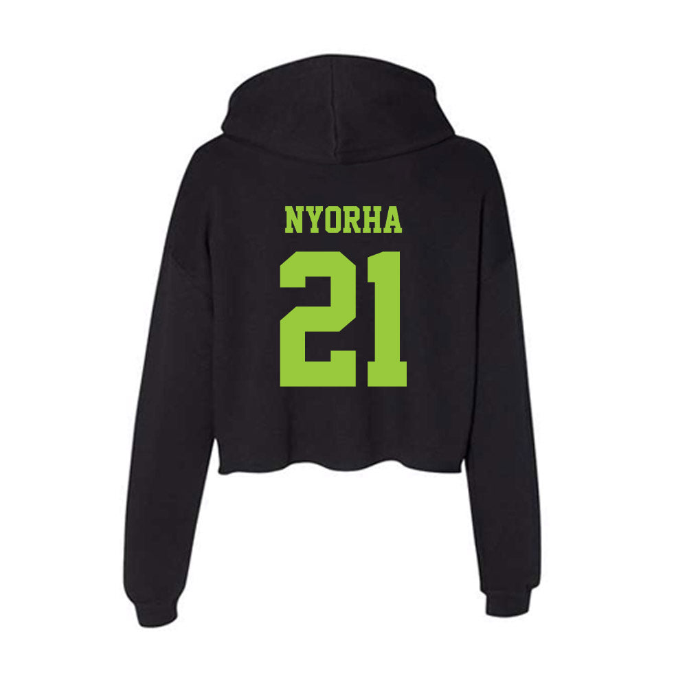 USF - NCAA Men's Basketball : Adriel Nyorha - Women's Crop Fleece Hoodie-1