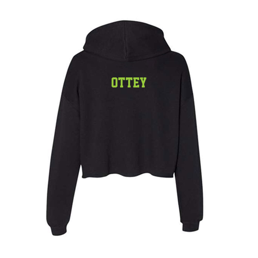 USF - NCAA Men's Track & Field : Corey Ottey - Women's Crop Fleece Hoodie-1
