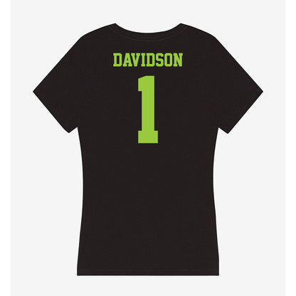 USF - NCAA Women's Basketball : Katie Davidson - Women's V-Neck T-Shirt-1