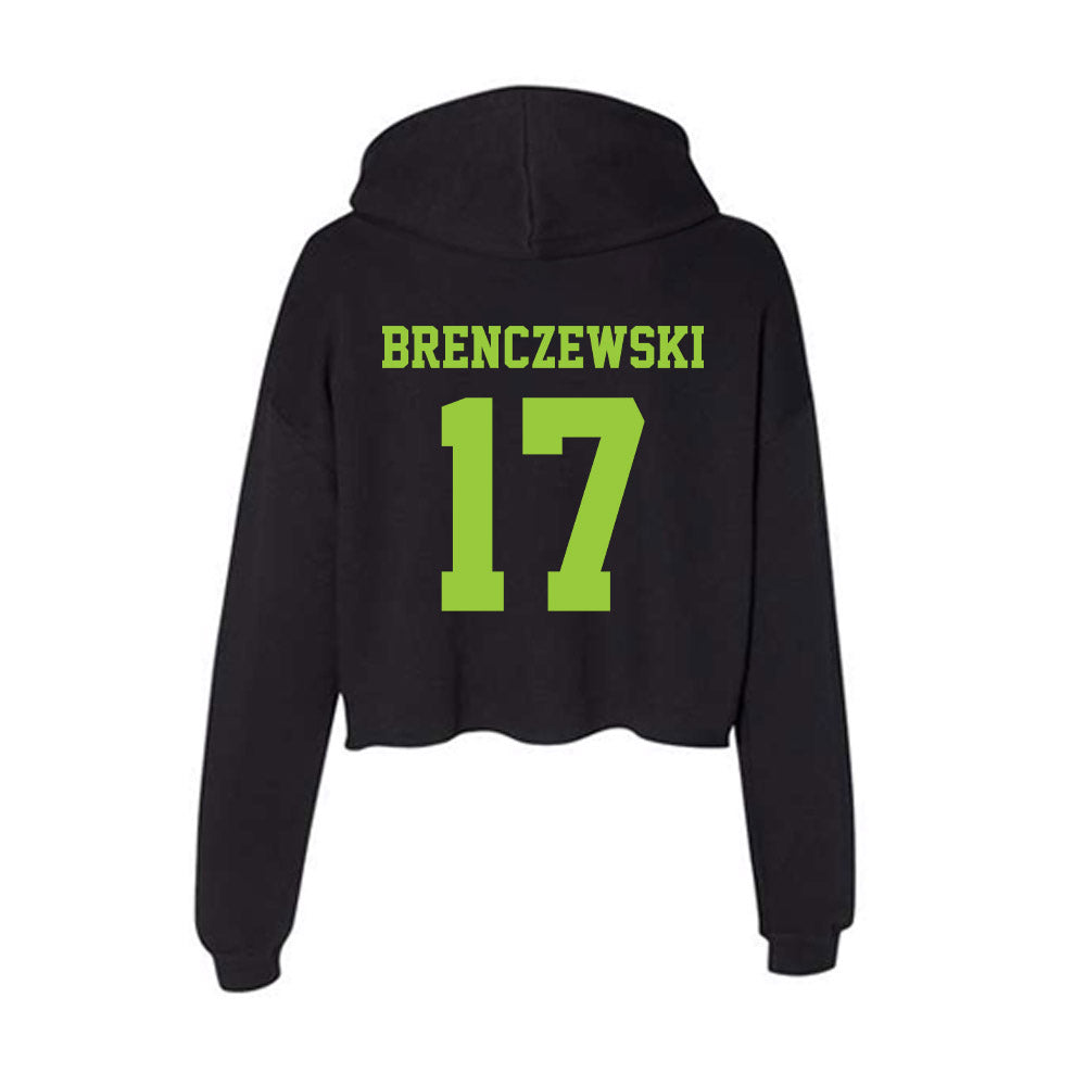 USF - NCAA Baseball : Joey Brenczewski - Women's Crop Fleece Hoodie-1
