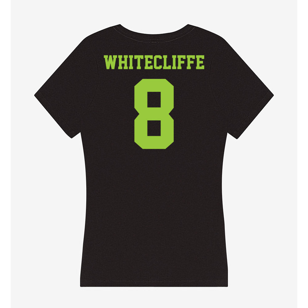 USF - NCAA Women's Lacrosse : Alex Whitecliffe - Women's V-Neck T-Shirt-1