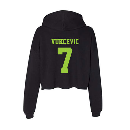 USF - NCAA Women's Basketball : Lana Vukcevic - Women's Crop Fleece Hoodie-1