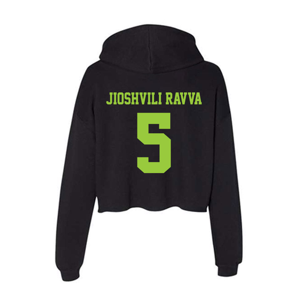 USF - NCAA Women's Volleyball : Nina Jioshvili Ravva - Women's Crop Fleece Hoodie-1