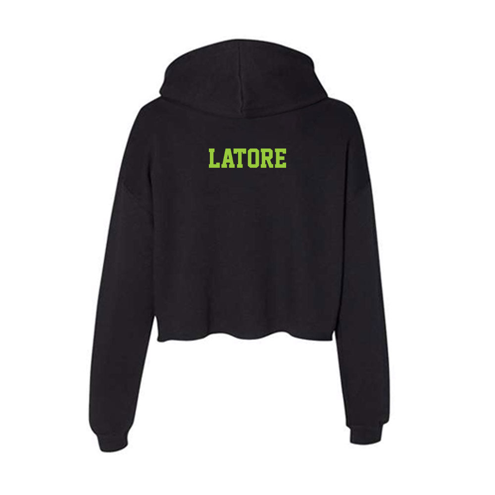 USF - NCAA Women's Track & Field : Alexia Latore - Classic Shersey Women's Crop Fleece Hooded Sweatshirt-1