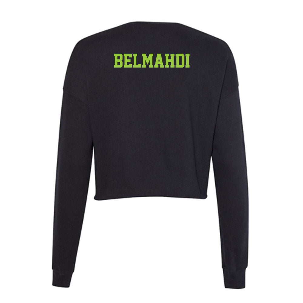 USF - NCAA Men's Cross Country : Karim Belmahdi - Women's Cropped Crew Fleece-1