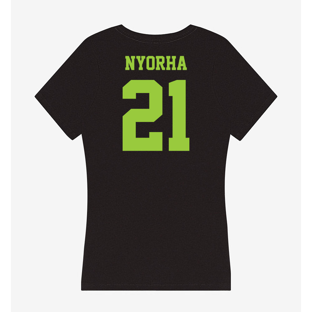 USF - NCAA Men's Basketball : Adriel Nyorha - Women's V-Neck T-Shirt-1