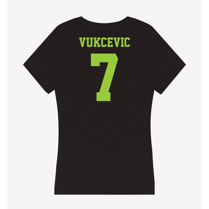USF - NCAA Women's Basketball : Lana Vukcevic - Women's V-Neck T-Shirt-1