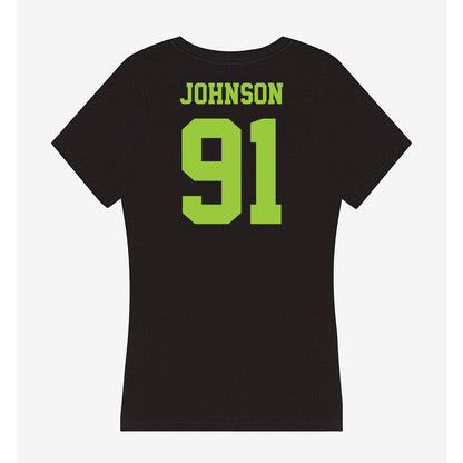 USF - NCAA Women's Lacrosse : Kalina "KJ" Johnson - Women's V-Neck T-Shirt-1