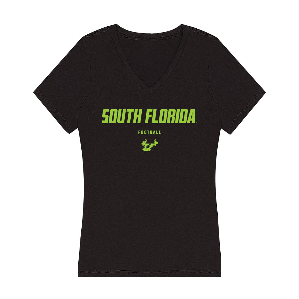 USF - NCAA Football : Wyatt Sullivan - Classic Shersey Women's V-Neck T-Shirt-0