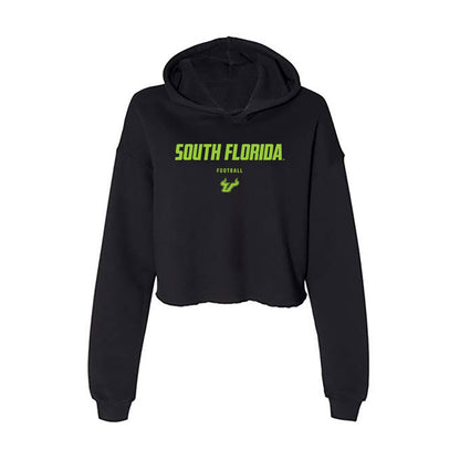 USF - NCAA Football : Wyatt Sullivan - Classic Shersey Women's Crop Fleece Hoodie-0
