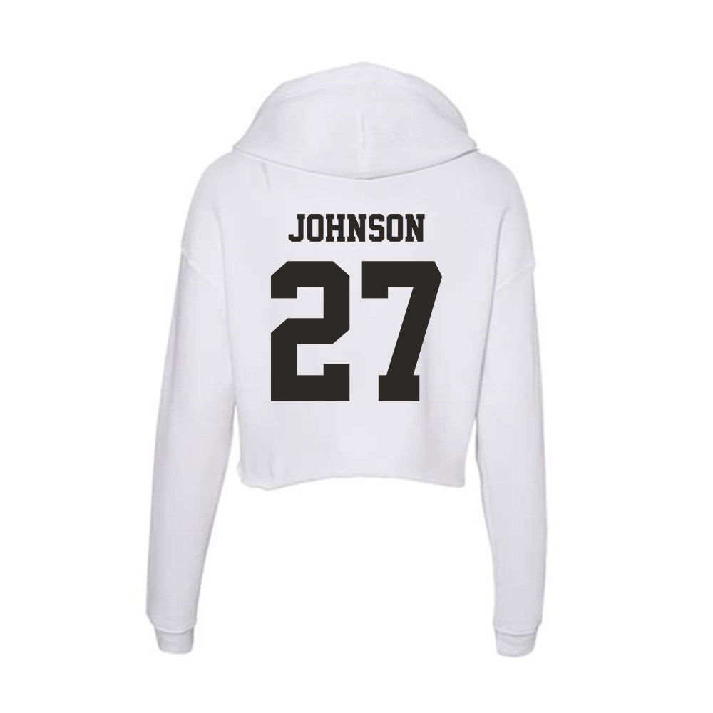 Marshall - NCAA Women's Soccer : Ruby Johnson - Classic Shersey Women's Crop Fleece Hoodie-1