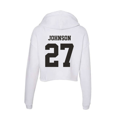 Marshall - NCAA Women's Soccer : Ruby Johnson - Classic Shersey Women's Crop Fleece Hoodie-1