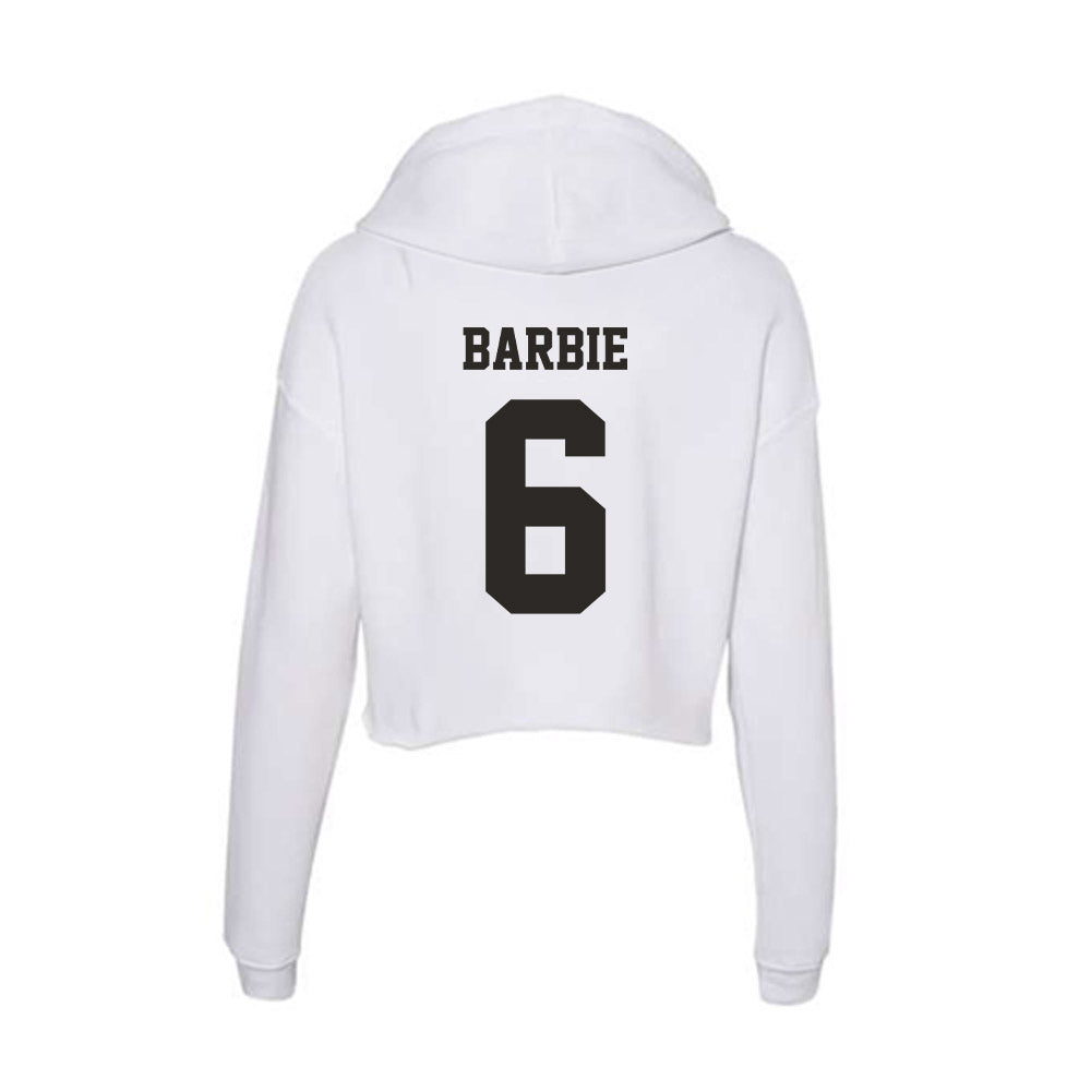 Marshall - NCAA Football : Jo'shon Barbie - Classic Shersey Women's Crop Fleece Hoodie-1