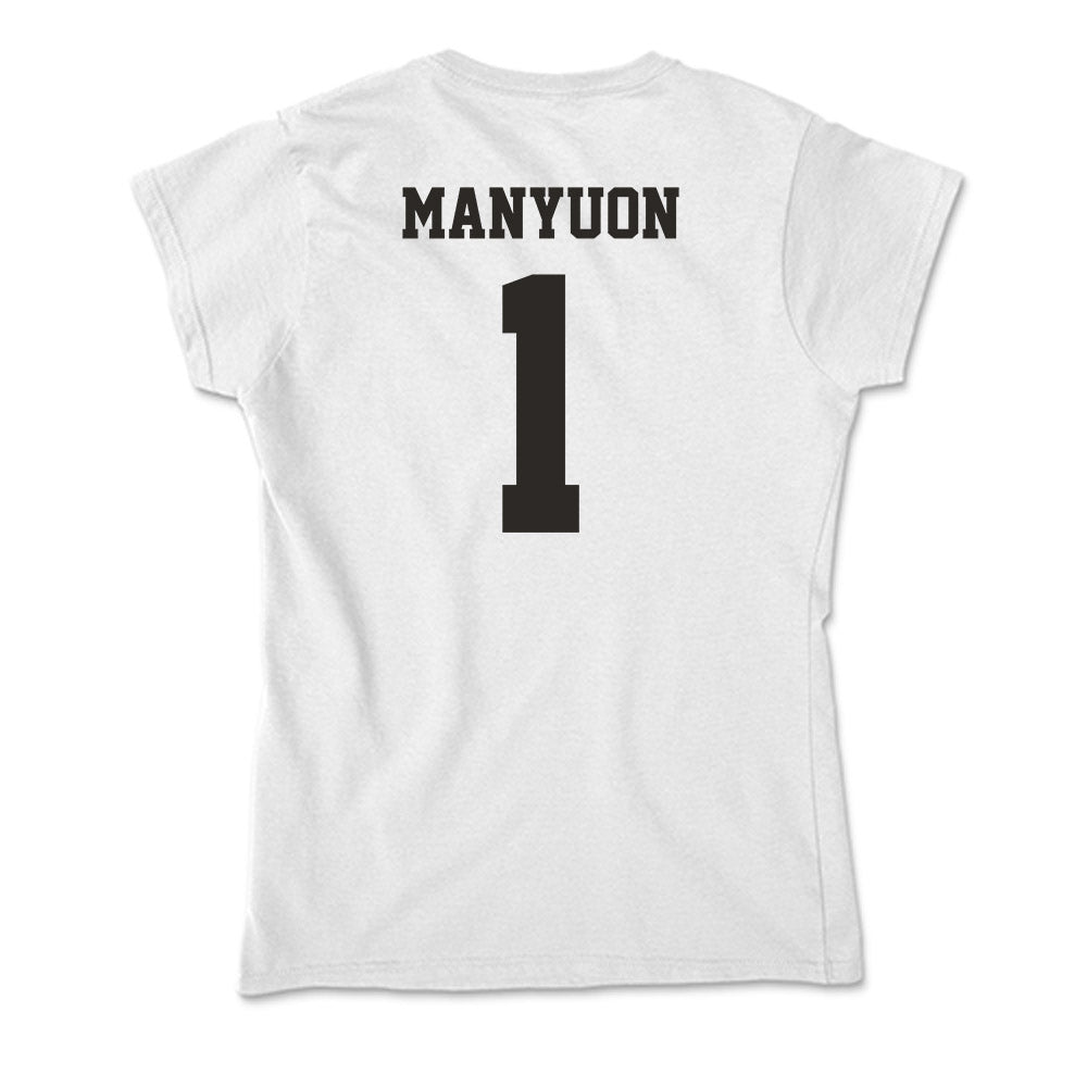 Marshall - NCAA Men's Basketball : Emmanuel Manyuon - Classic Shersey Soft Style Women’s T-Shirt-1
