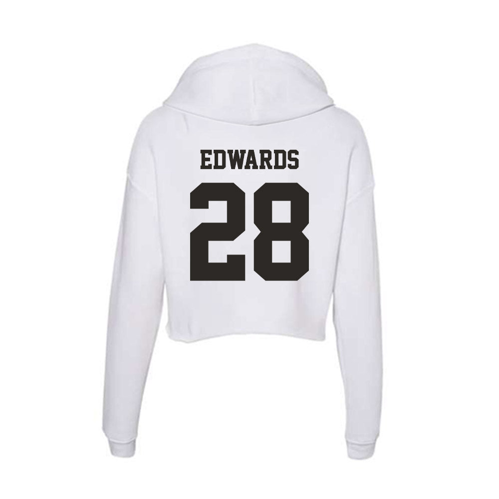 Marshall - NCAA Football : Aumad Edwards - Classic Shersey Women's Crop Fleece Hoodie-1