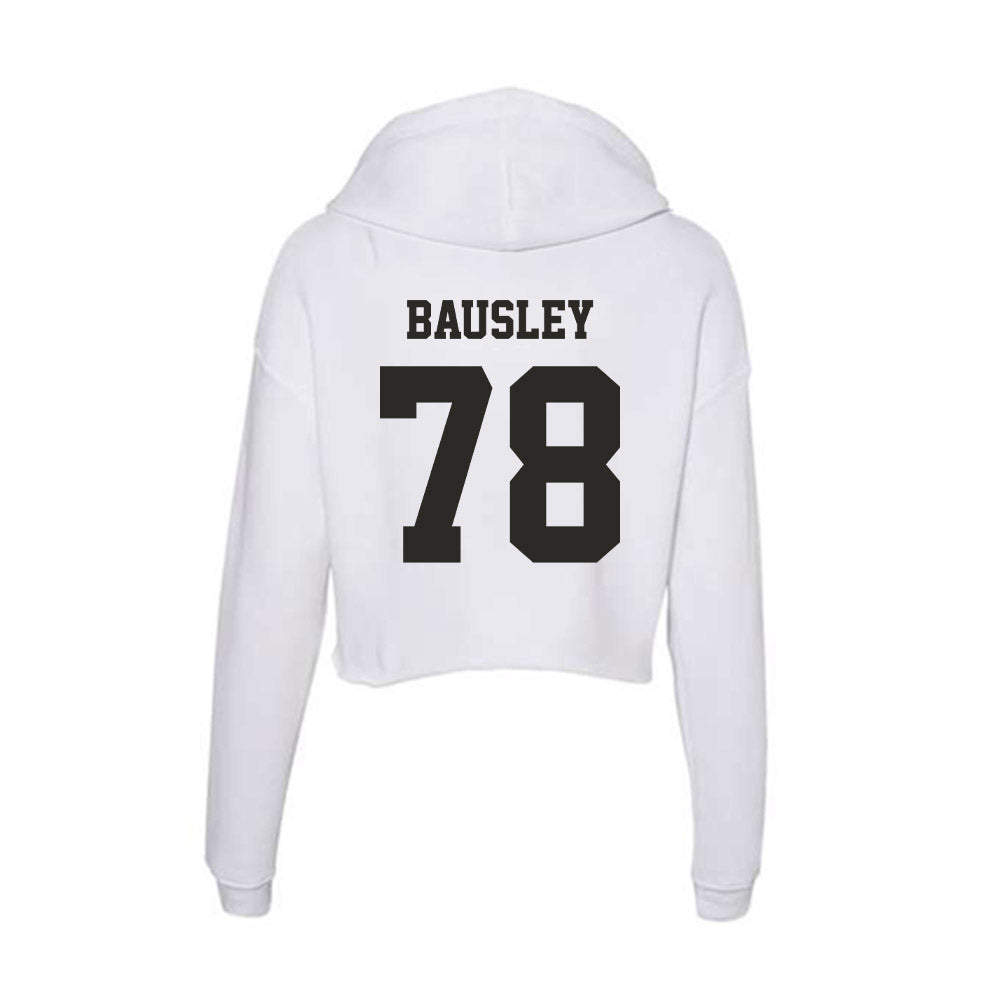 Marshall - NCAA Football : Xavier Bausley - Classic Shersey Women's Crop Fleece Hoodie-1