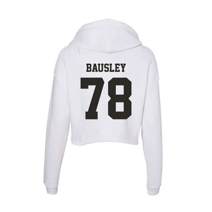 Marshall - NCAA Football : Xavier Bausley - Classic Shersey Women's Crop Fleece Hoodie-1