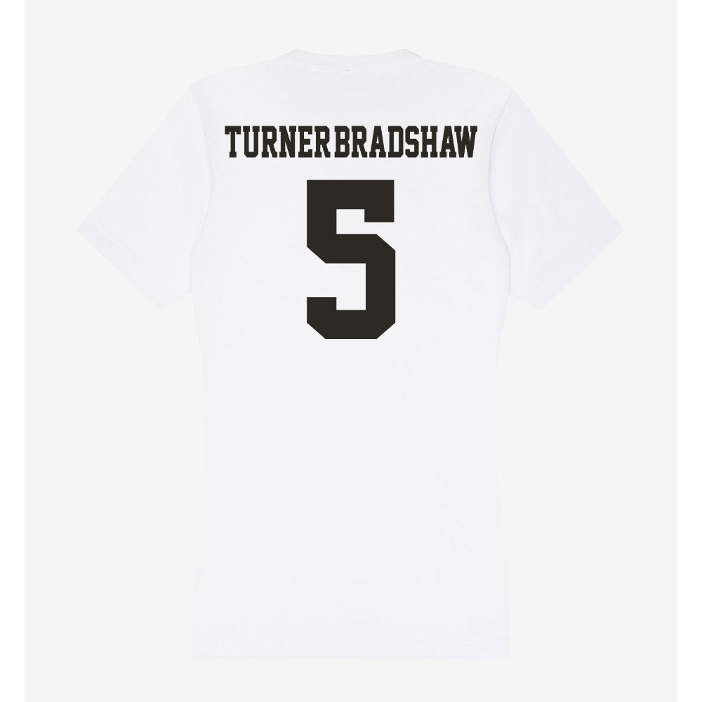 Marshall - NCAA Football : Xayvion Turner-Bradshaw - Classic Shersey Women's V-Neck T-Shirt-1