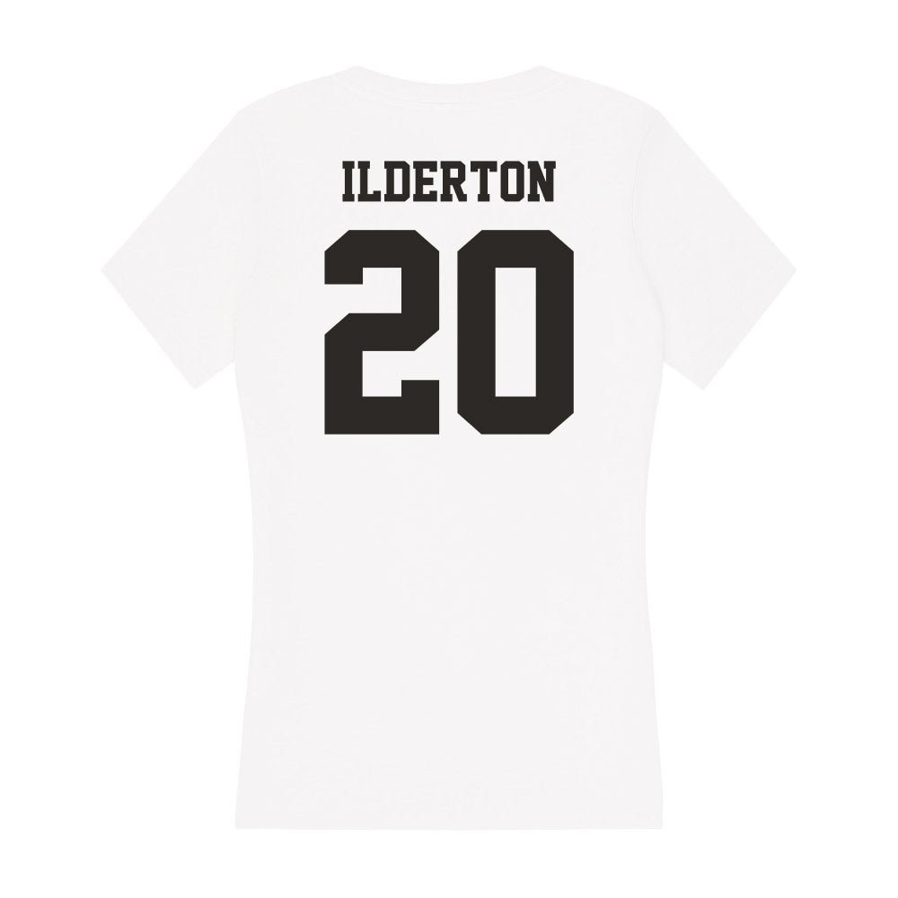 Marshall - NCAA Women's Basketball : Peyton Ilderton - Women's V-Neck T-Shirt-1