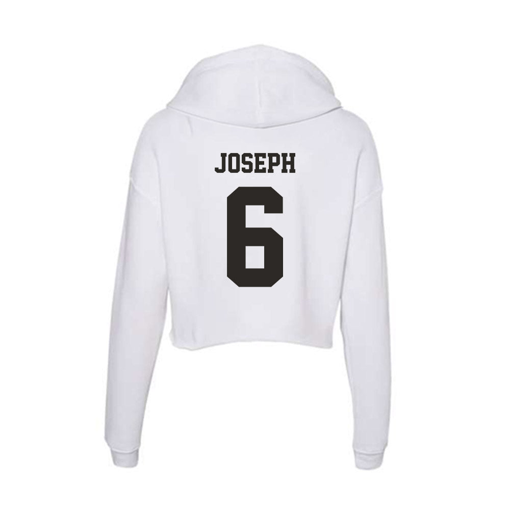 Marshall - NCAA Men's Basketball : Landen Joseph - Classic Shersey Women's Crop Fleece Hoodie-1