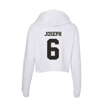 Marshall - NCAA Men's Basketball : Landen Joseph - Classic Shersey Women's Crop Fleece Hoodie-1