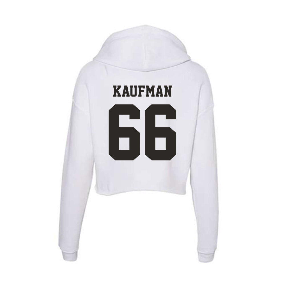 Marshall - NCAA Football : Eli Kaufman - Women's Crop Fleece Hoodie-1