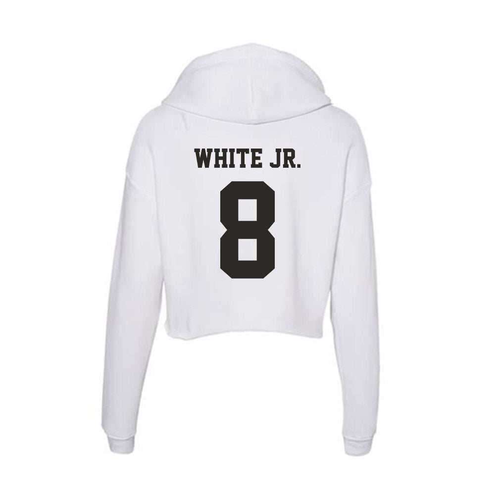 Marshall - NCAA Football : Sherone White Jr. - Classic Shersey Women's Crop Fleece Hoodie-1
