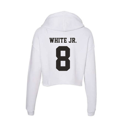 Marshall - NCAA Football : Sherone White Jr. - Classic Shersey Women's Crop Fleece Hoodie-1