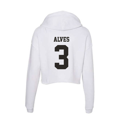 Marshall - NCAA Men's Soccer : Joao Alves - Classic Shersey Women's Crop Fleece Hoodie-1