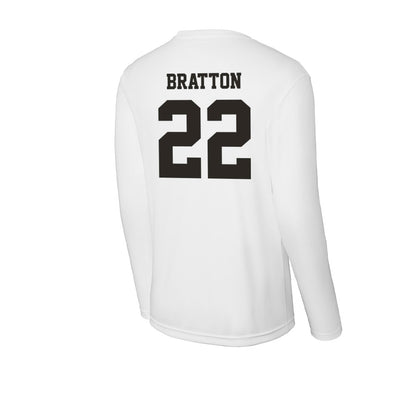 Marshall - NCAA Women's Basketball : Emily Bratton - Activewear Long Sleeve T-Shirt-1