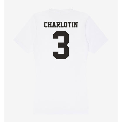 Marshall - NCAA Men's Basketball : Alex Charlotin - Classic Shersey Women's V-Neck T-Shirt-1