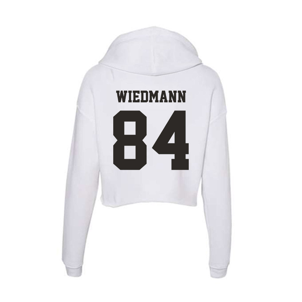 Marshall - NCAA Football : Nico Wiedmann - Classic Shersey Women's Crop Fleece Hooded Sweatshirt-1