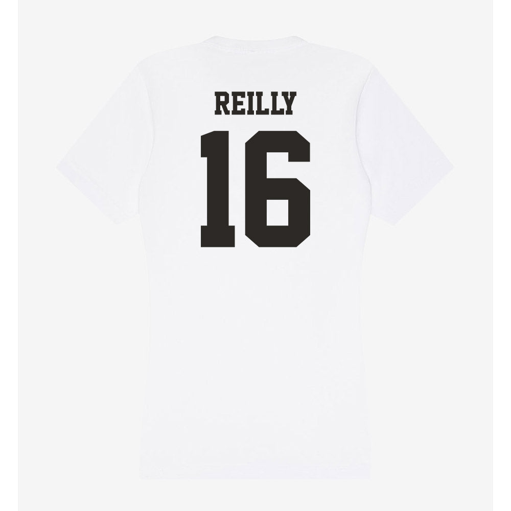 Marshall - NCAA Women's Volleyball : Marae Reilly - Women's V-Neck T-Shirt-1