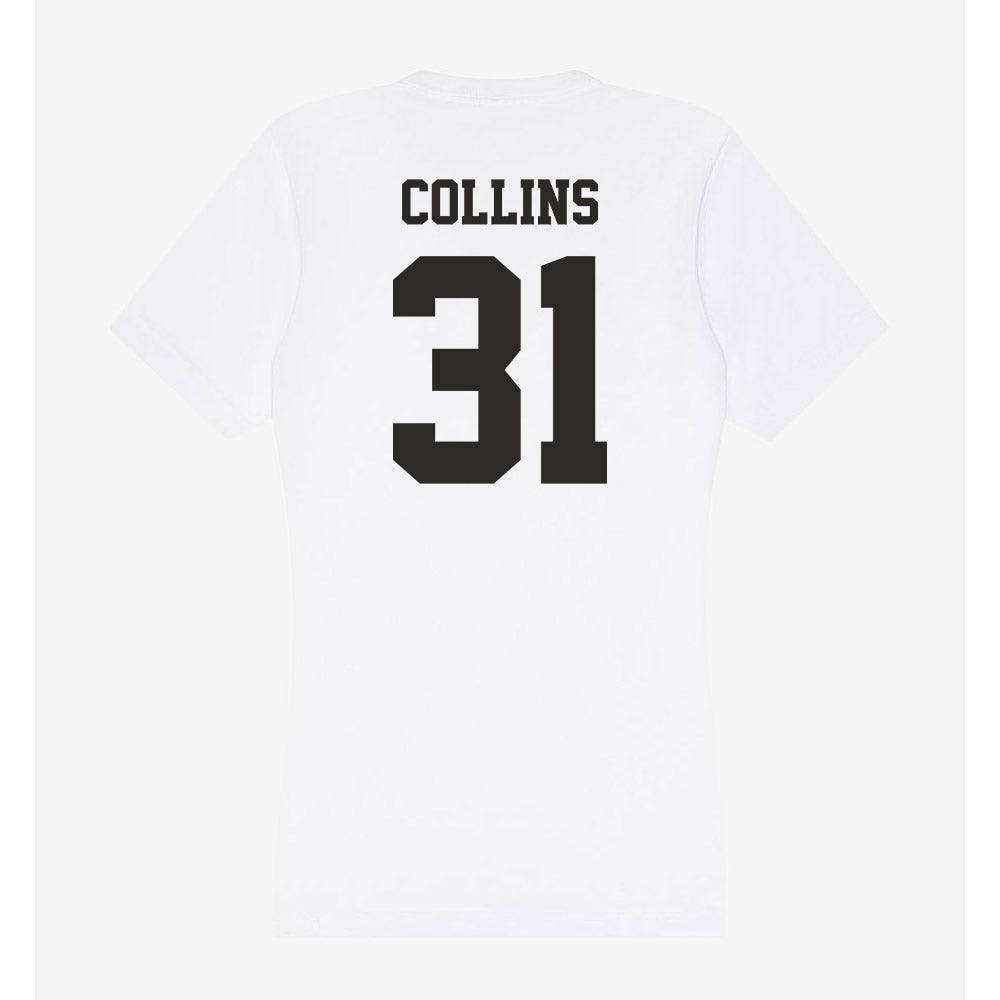 Marshall - NCAA Baseball : Kenyon Collins - Women's V-Neck T-Shirt-1