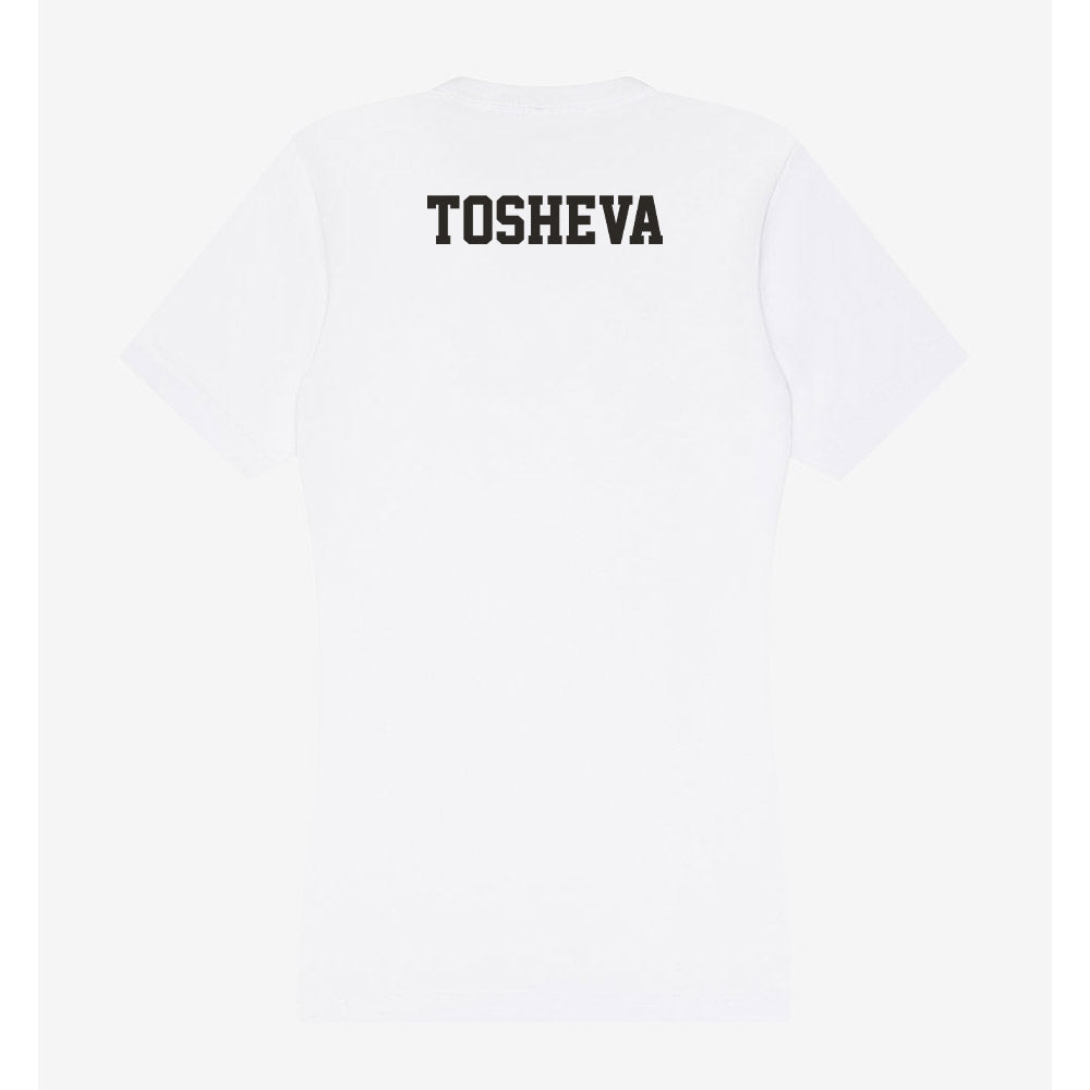 Marshall - NCAA Women's Swimming & Diving : Preslava Tosheva - Classic Shersey Women's V-Neck T-Shirt-1