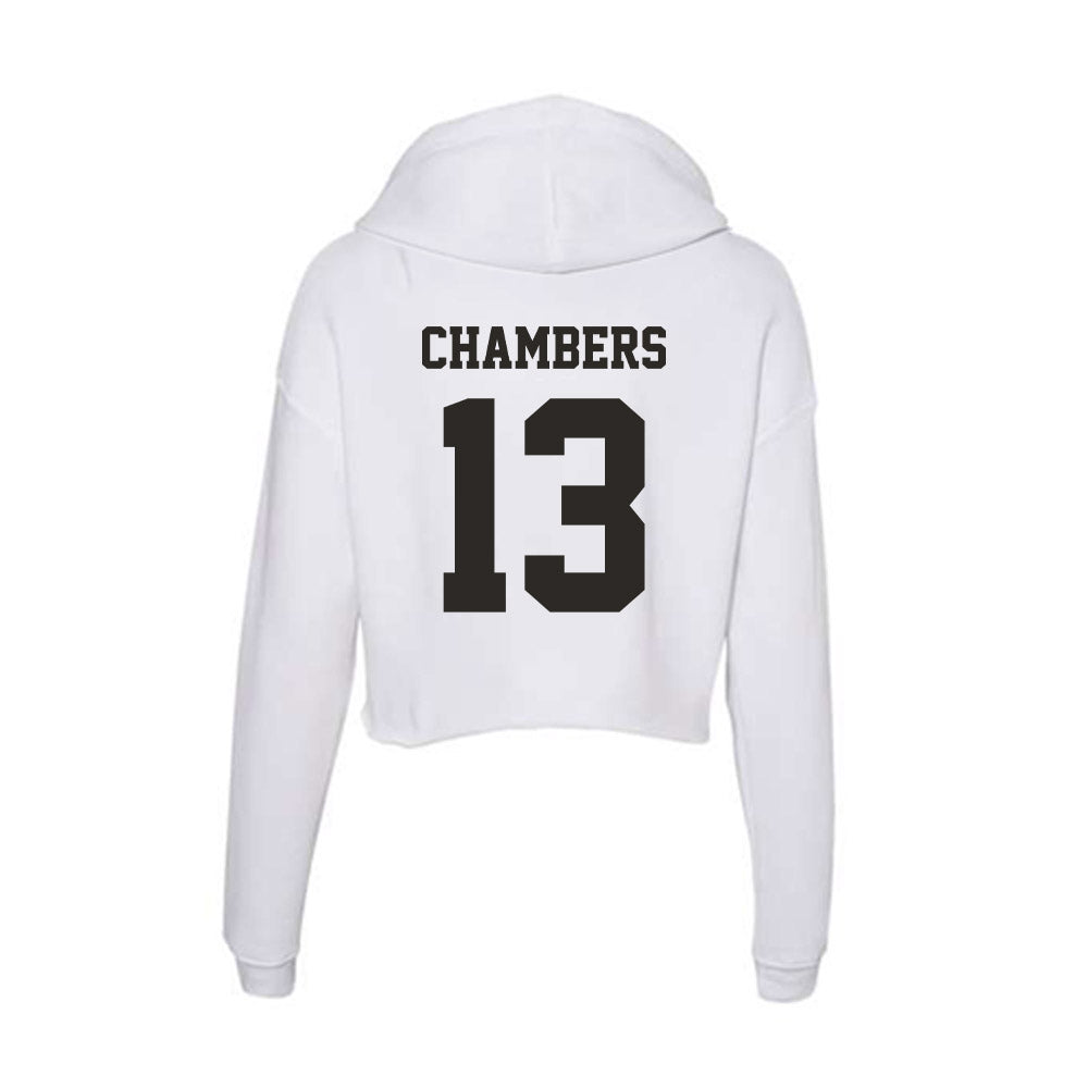 Marshall - NCAA Football : Brennan Chambers - Classic Shersey Women's Crop Fleece Hoodie-1