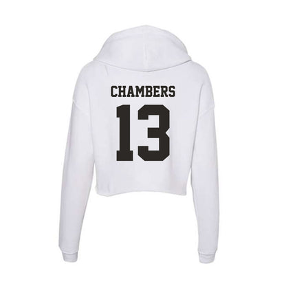 Marshall - NCAA Football : Brennan Chambers - Classic Shersey Women's Crop Fleece Hoodie-1