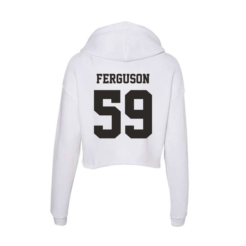Marshall - NCAA Football : Evan Ferguson - Women's Crop Fleece Hoodie-1