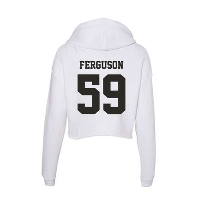 Marshall - NCAA Football : Evan Ferguson - Women's Crop Fleece Hoodie-1