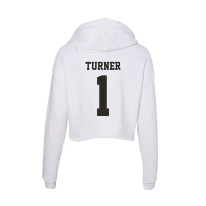 Marshall - NCAA Softball : Sydney Turner - Classic Shersey Women's Crop Fleece Hoodie-1