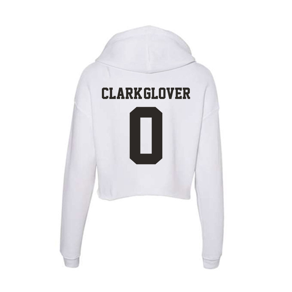 Marshall - NCAA Football : Caleb Clark-Glover - Classic Shersey Women's Crop Fleece Hoodie-1