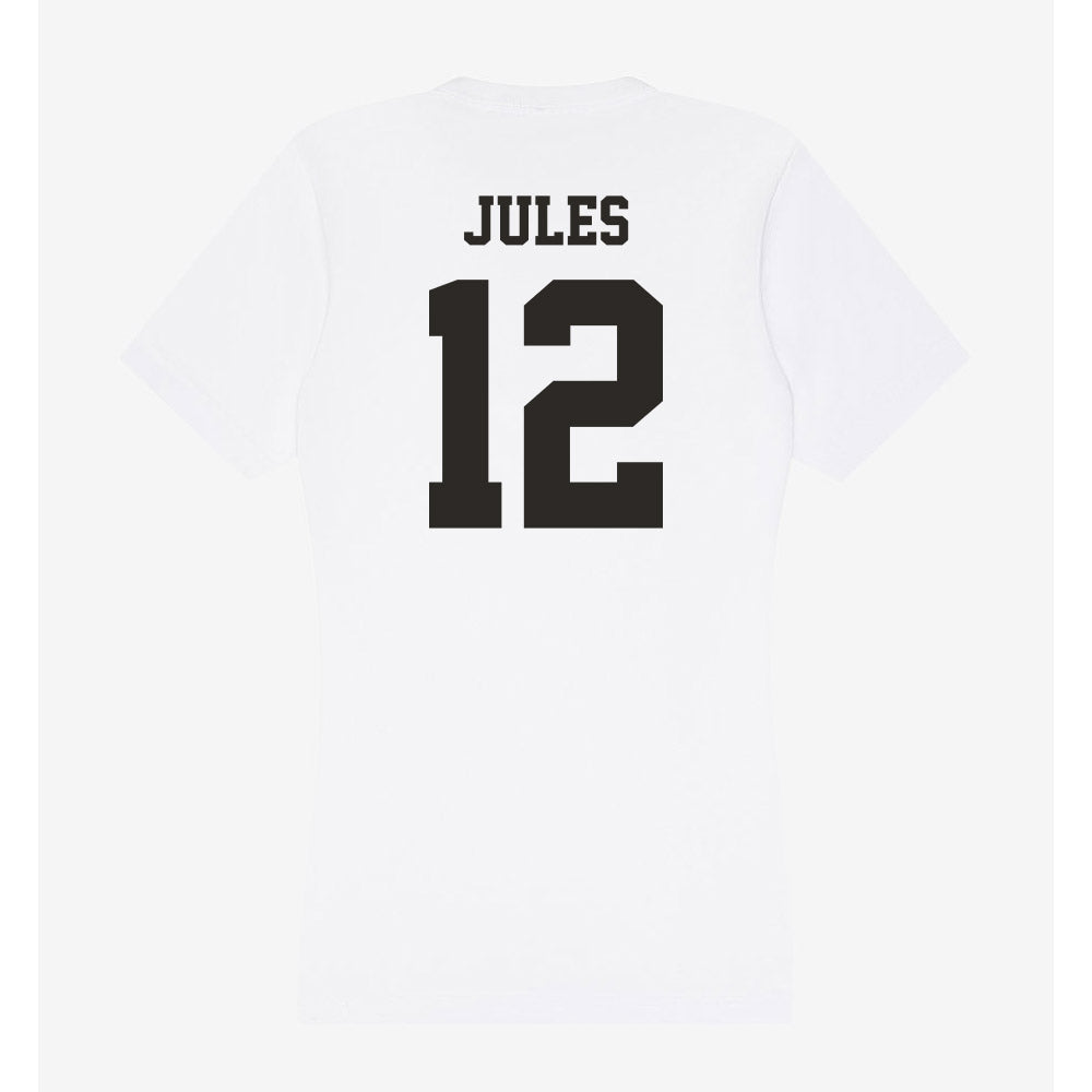 Marshall - NCAA Football : Louikenzy Jules - Women's V-Neck T-Shirt-1