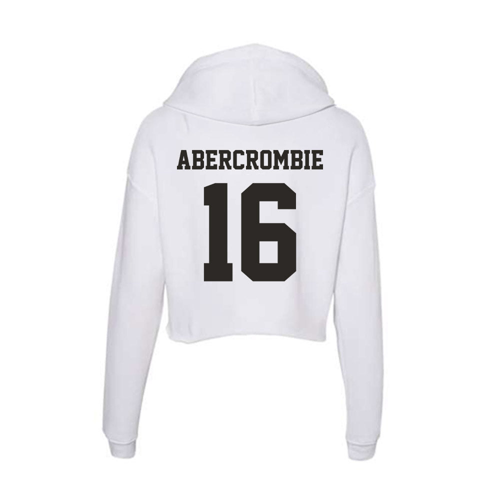 Marshall - NCAA Football : Jalyn Abercrombie - Classic Shersey Women's Crop Fleece Hoodie-1