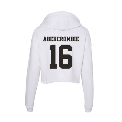 Marshall - NCAA Football : Jalyn Abercrombie - Classic Shersey Women's Crop Fleece Hoodie-1