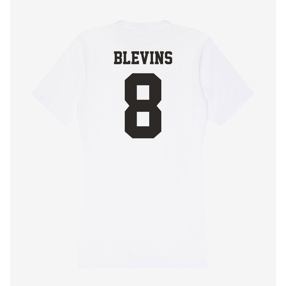 Marshall - NCAA Baseball : Bryce Blevins - Women's V-Neck T-Shirt-1