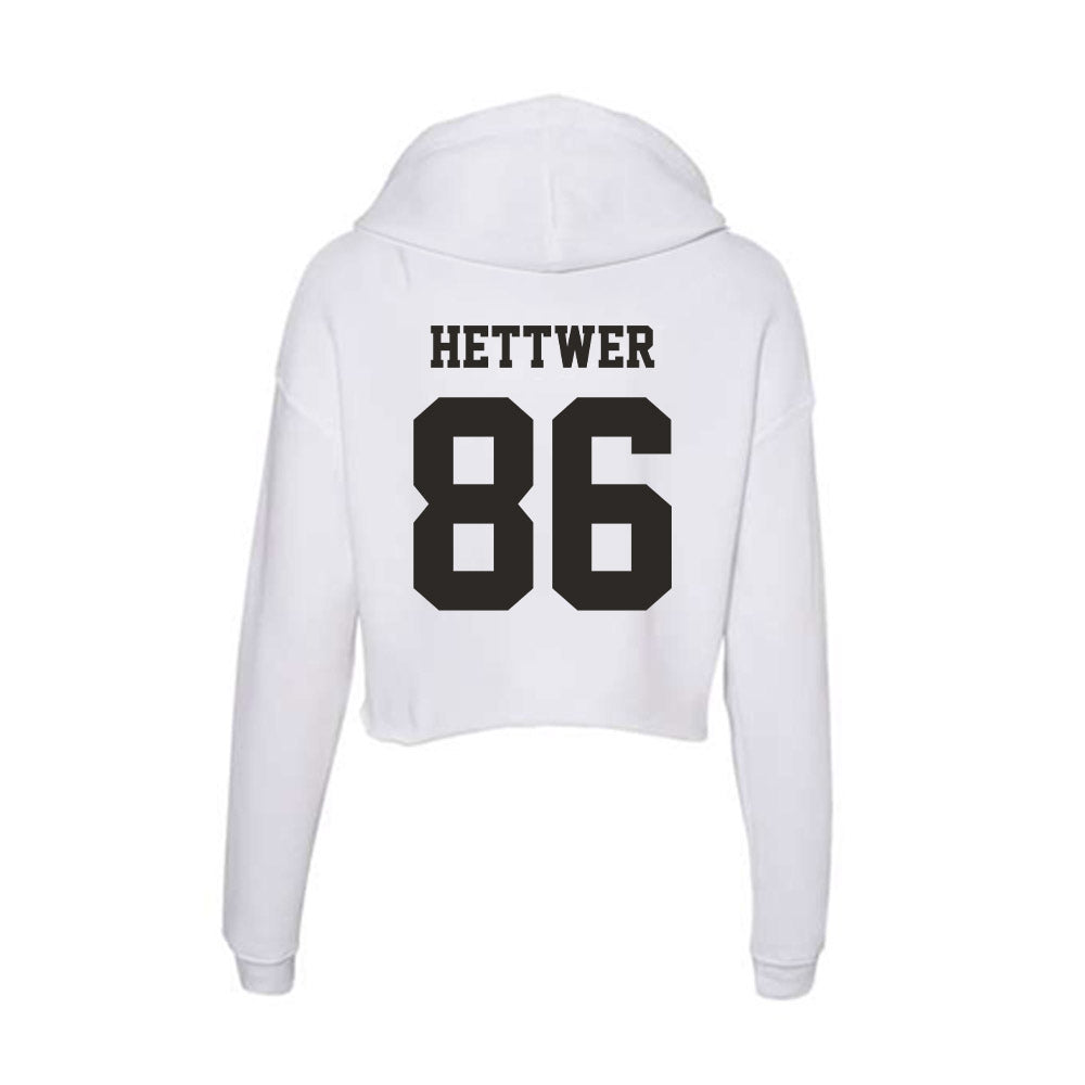 Marshall - NCAA Football : Brandon Hettwer - Classic Shersey Women's Crop Fleece Hoodie-1