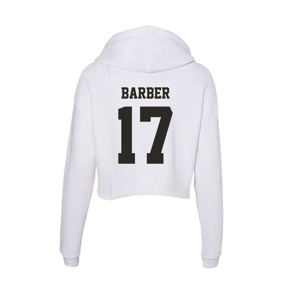 Marshall - NCAA Football : Dylan Barber - Classic Shersey Women's Crop Fleece Hoodie-1